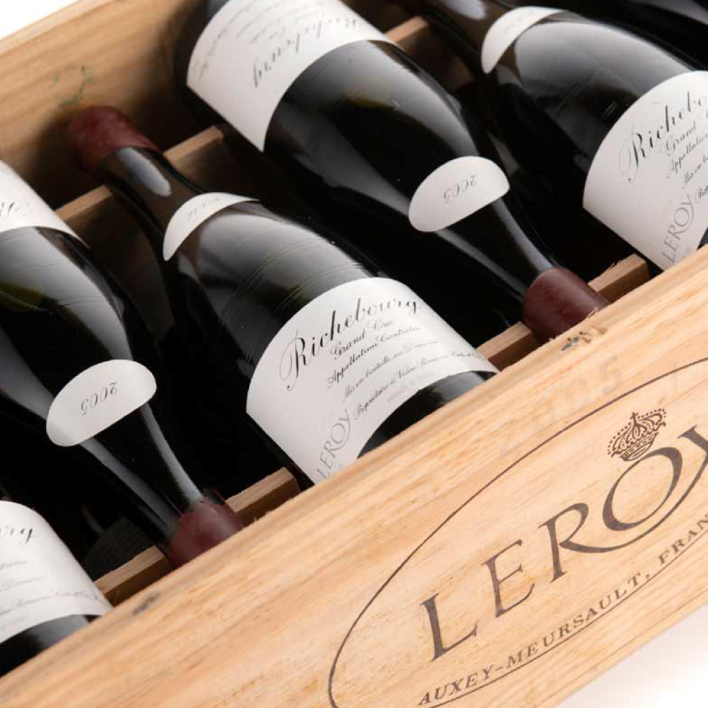 Lot 1723: 12 Bottles 2005 Domaine Leroy Richebourg in OWC